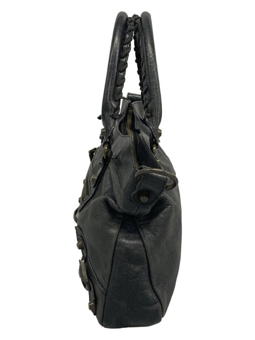 BALENCIAGA The First 103208 Black Leather Handbag - Picture 2 of 15